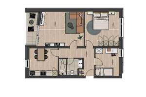 3-Zi.-Whg. mit Balkon! Sonnig, großzügig, hochwertig! Erstbezug! – Die vollständige Adresse der Immobilie erhältst du vom Anbieter., 80802 Münchner Freiheit, München – Vorschaubild 17