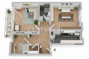 3-Zimmer-Wohnung mit Aufzug, Balkon & EBK in Schoppershof – Die vollständige Adresse der Immobilie erhältst du vom Anbieter., 90491 Schoppershof, Nürnberg – Vorschaubild 9