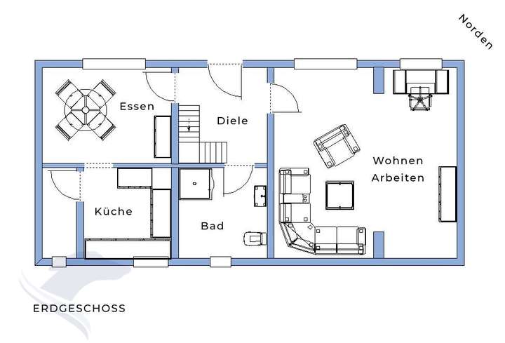 Erdgeschoss, nicht maßstabsger