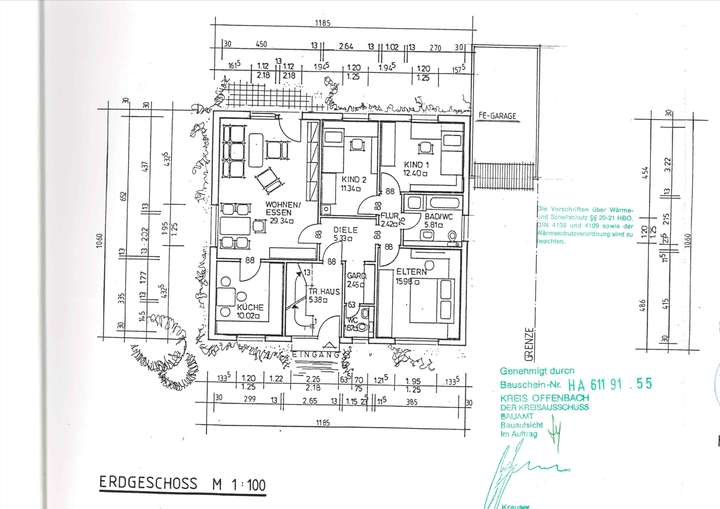 Grundriss Erdgeschoss