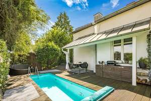 Wohnen zwischen Natur und Stadt – Doppelhaushälfte mit Pool – Die vollständige Adresse der Immobilie erhältst du vom Anbieter., 81925 Oberföhring, München – Vorschaubild 5