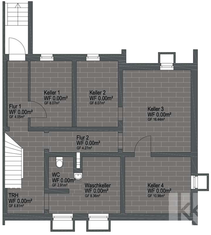 Grundriss Kellergeschoss