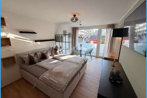 Luxuriöses, neu möbliertes Appartement - direkt bei der BMW FIZ-Windkanal - großer Balkon – Hamburger Str. 27, 80809 Am Riesenfeld, München – Vorschaubild 2