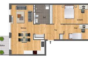 WG willkommen: Neuwertige 3 Zimmer in Top-Lage – 1 Monat mietfrei – Belfortstraße 15, 75172 Weststadt, Pforzheim – Vorschaubild 11