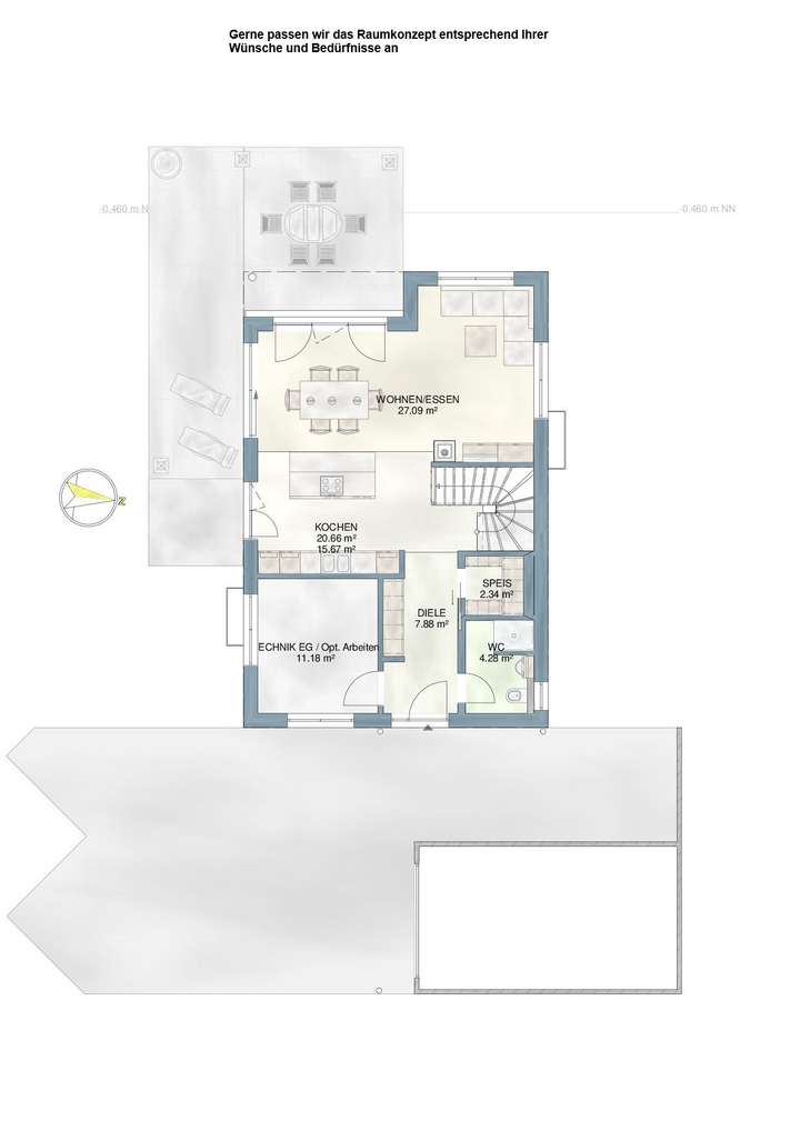 Grundriss EG änderbar