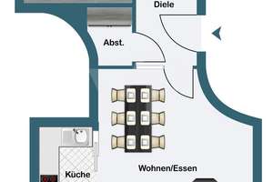 Großzügige 2 ZKB mit Balkon und Tiefgaragenstellplatz in citynaher Wohnlage – Die vollständige Adresse der Immobilie erhältst du vom Anbieter., 85057 Nordwest, Ingolstadt – Vorschaubild 9