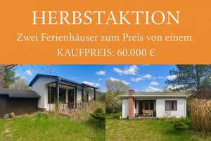 ***Herbstaktion*** Zwei Ferienhäuschen auf eigenem Grundstück nur 800 Meter vom Dobbertiner See!! – Am Walde 0, 19399 Dobbertin – Vorschaubild 1