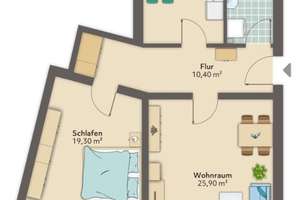 Große gepflegte 2-Zimmer-Altbauwohnung mit Fußbodenbelag in Bremerhaven-Lehe! – Fritz-Reuter-Straße 46, 27568 Lehe, Bremerhaven – Vorschaubild 9