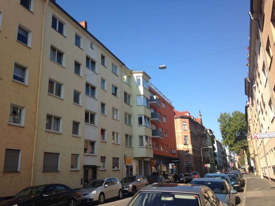 Seitliche Straßenansicht