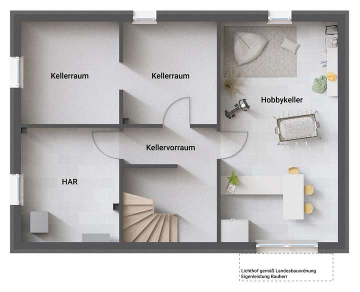 Beispiel SW Wohnkeller