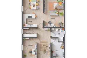 Urbaner Look, ruhige Lage: Stadthaus Flair 124  in Roßlau - Preis inkl. Grundstück – 6862 Roßlau, Dessau-Roßlau – Vorschaubild 19