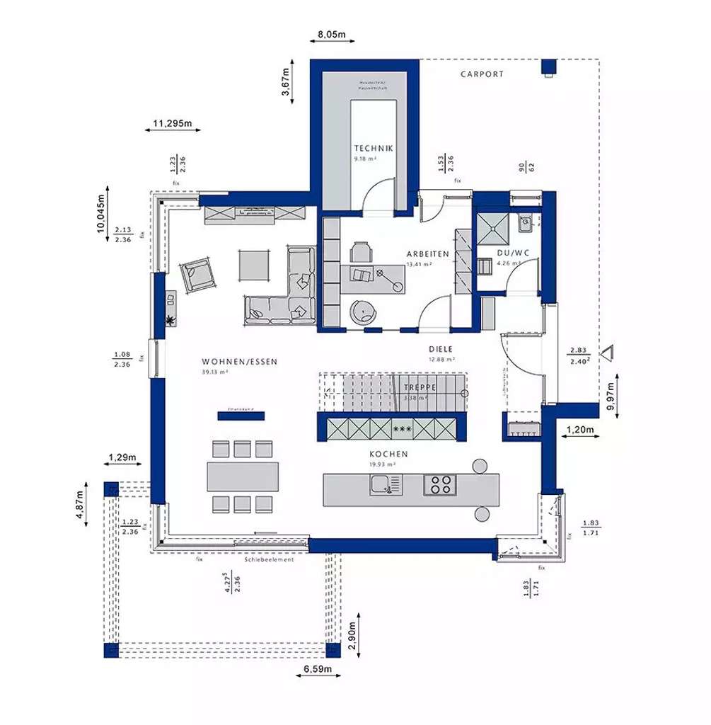 Immobilie in Neubrunn - Architektur der Zukunft: Ihr Hightech-Zuhause mit Esprit & Energie-Vorteil. - Bild 4