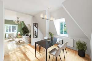 DG-Wohnung mit Charme – 
in denkmalgeschützter Jugendstilvilla in Alt-Solln – Die vollständige Adresse der Immobilie erhältst du vom Anbieter., 81479 Solln, München – Vorschaubild 3