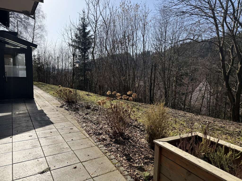 Immobilie in Weidenberg - Terrassenwohnung mit Gartenanteil in 95466 Weidenberg/Sophienthal - Bild 1