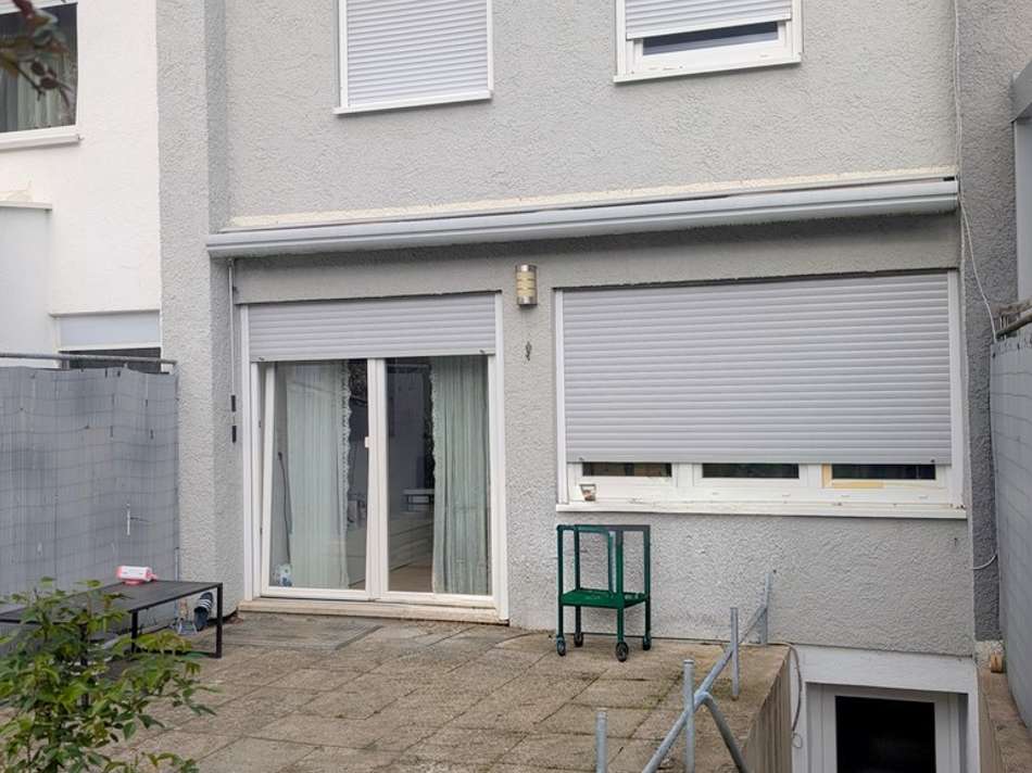 Rückseite Haus, Terrasse