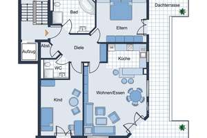 Hochwertige Penthouse-Wohnung mit weitläufiger Dachterrasse in Ingolstadt-Hollerstauden! – Die vollständige Adresse der Immobilie erhältst du vom Anbieter., 85049 Friedrichshofen-Hollerstauden, Ingolstadt – Vorschaubild 19