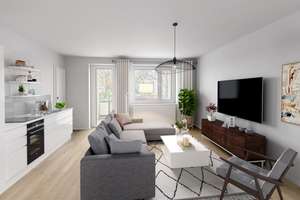 2-Zimmer-Wohnung mit Balkon und großem Garten in D-Holthausen, bequem im EG – Kiesselbachstraße 81, 40589 Holthausen, Düsseldorf – Vorschaubild 3
