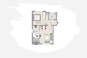 Stilvolle 2-Zimmer Wohnung im Hochparterre mit Süd-Loggia, Einbauküche und PKW-Stellplatz – Die vollständige Adresse der Immobilie erhältst du vom Anbieter., 38444 Westhagen, Wolfsburg – Vorschaubild 20