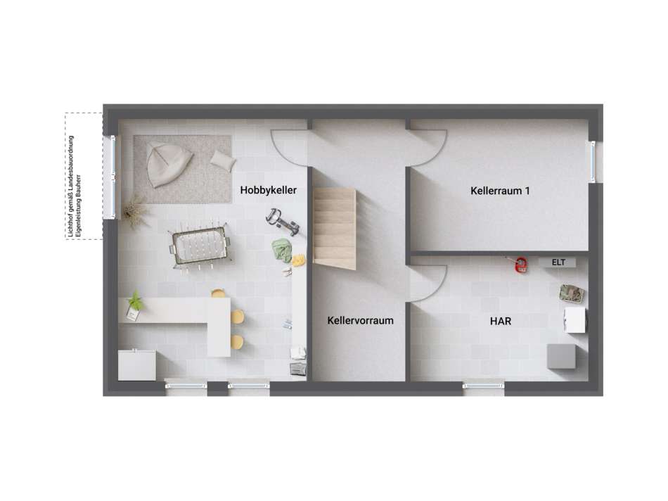 Grundrissbeispiel SW Wohnkelle