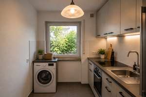 Sanierte 2-Zimmer-Wohnung mit Süd-Terrasse u. Duplexparkplatz in Schwabing-Biederstein (unvermietet) – Maasweg 1, 80805 Biederstein, München – Vorschaubild 19