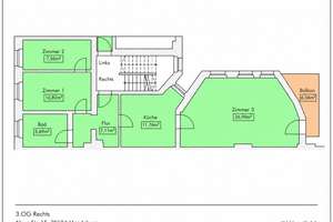 Helle 3-Zimmer Wohnung mit Balkon in der Neue Str. zur Miete – 39104 Buckau, Magdeburg – Vorschaubild 13
