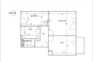 Blick aufs Wasser – renovierte 3-Raum-Wohnung mit Balkon in Hannover nahe MHH – Selma-Lagerlöf-Weg 9, 30655 Hannover – Vorschaubild 3