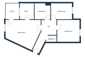 Gepflegte EG‑Wohnung mit 3 Zimmern, Gartenanteil, Terrasse und TG‑Stellplatz in Freital  – Die vollständige Adresse der Immobilie erhältst du vom Anbieter., 1705 Freital – Vorschaubild 10