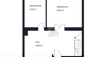 Großzügiges 6-Zimmer-Reihenmittelhaus mit Garten und Garage in Krefeld-Hüls – courtagefrei – Die vollständige Adresse der Immobilie erhältst du vom Anbieter., 47839 Hüls, Krefeld – Vorschaubild 15