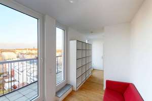 ** Modernes, vollmöbliertes 1-Zimmer-Apartment mit EINBAUKÜCHE und gemeinschaftlicher DACHTERRASS... – 4317 Reudnitz-Thonberg, Leipzig – Vorschaubild 5
