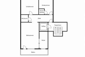 Stadtwohnung mit Balkon: 3-Zimmer-Domizil in Flingern-Süd – Die vollständige Adresse der Immobilie erhältst du vom Anbieter., 40233 Flingern Süd, Düsseldorf – Vorschaubild 8