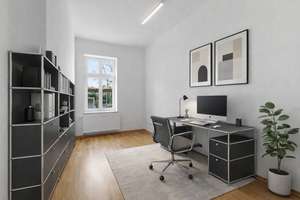 Connewitz von seiner schönsten Seite – 3-Zimmer-Wohnung mit Balkon, Terrasse & Garten! – Windscheidstraße 49, 4277 Connewitz, Leipzig – Vorschaubild 3