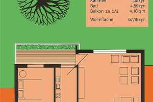 MAIER - Sofort verfügbar! Großzügige 2-Zi-Wohnung mit EBK und Westbalkon! – Die vollständige Adresse der Immobilie erhältst du vom Anbieter., 80797 Am Luitpoldpark, München – Vorschaubild 15