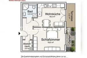 Tauschwohnung: Tausche 2-Zimmer mit Terrasse und Garten (Münchner wohnen/GWG) – Die vollständige Adresse der Immobilie erhältst du vom Anbieter., 81248 Freiham, München – Vorschaubild 4