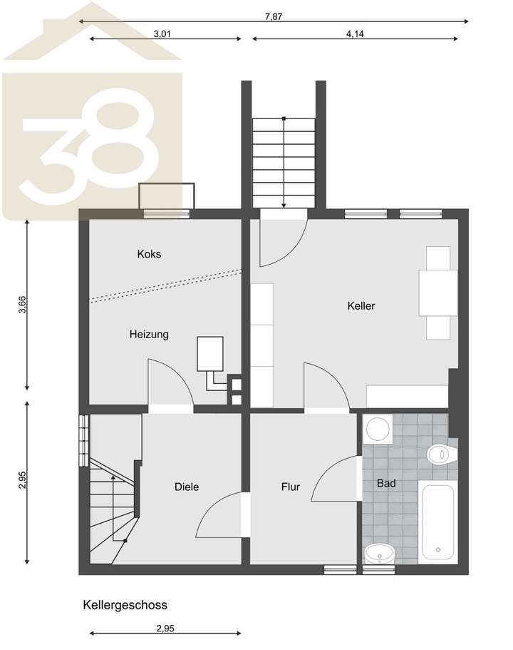 Grundriss Kellergeschoss
