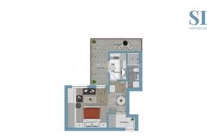 Attraktives 1-Zimmer-Apartment mit Balkon und Tiefgaragenstellplatz in Kliniknähe – Die vollständige Adresse der Immobilie erhältst du vom Anbieter., 42283 Barmen, Wuppertal – Vorschaubild 10