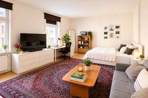 Helle 1-Zimmerwohnung zum Wohlfühlen – mit Einbauküche und Tageslichtbad!