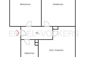 Attraktive 2-Zimmer-Wohnung in Stadtnähe! – Die vollständige Adresse der Immobilie erhältst du vom Anbieter., 26121 Ehnernviertel, Oldenburg (Oldenburg) – Vorschaubild 7
