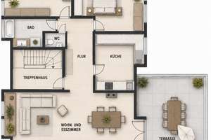 Wunderschöne 3-Zimmerwohnung mit Balkon und Terrasse – Die vollständige Adresse der Immobilie erhältst du vom Anbieter., 70569 Lauchäcker, Stuttgart – Vorschaubild 21