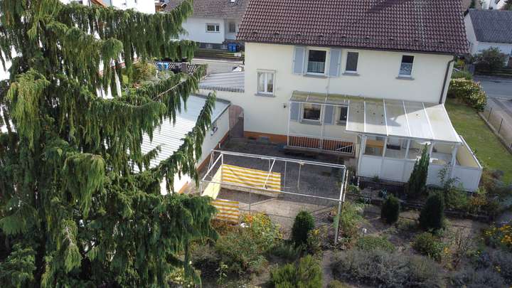 Luftansicht Gartenseite