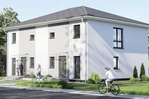 Neubau einer schönen Doppelhaushälfte in Falkensee – Die vollständige Adresse der Immobilie erhältst du vom Anbieter., 14612 Falkensee – Vorschaubild 1