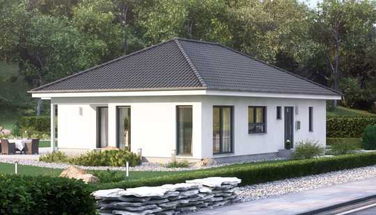 Bild von Moderner ansehnlicher Bungalow mit Grundstück