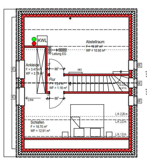 Grundriss Dachgeschoss