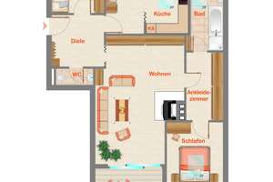#grosse Dachgeschosswohnung mit Charme - genialer Nutzkeller und Garage – Die vollständige Adresse der Immobilie erhältst du vom Anbieter., 65527 Niedernhausen – Vorschaubild 6