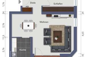 KR - Bockum: Pfiffige 2 Zimmer Eigentumswohnung mit Sonnenterrasse und PKW Stellplatz! – Die vollständige Adresse der Immobilie erhältst du vom Anbieter., 47800 Bockum, Krefeld – Vorschaubild 14