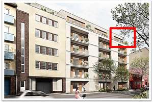 Exklusive Dachgeschosswohnung mit  Penthousecharakter in  Berlin-Weißensee... – Langhansstraße 24A, 13086 Weißensee, Berlin – Vorschaubild 1