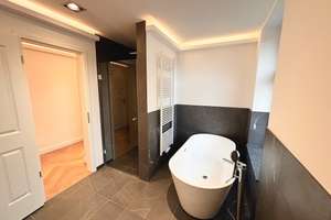 Perfekt für 2! + Erstbezug + Balkon + Parkett + Fußbodenheizung + Wanne & Dusche + LED-Licht – 4177 Lindenau, Leipzig – Vorschaubild 10