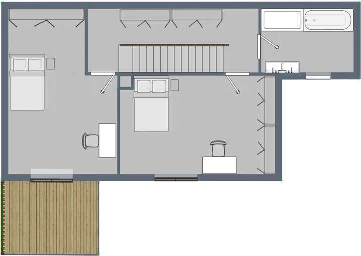 Grundriss  Obergeschoss