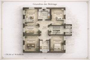 Stilvolle 156 m³ Villa-Beletage mit 3,45 m Deckenhöhe und Garten - Wohnen im Cornelie-Hentzen Haus – Lüttringhauser Straße 3, 42897 Lennep Nord, Remscheid – Vorschaubild 11