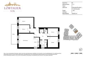 Ankommen & Wohlfühlen: 5 Zimmer, Balkon und hochwertige Ausstattung – Die vollständige Adresse der Immobilie erhältst du vom Anbieter., 1159 Löbtau-Nord, Dresden – Vorschaubild 11