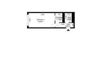 Singlewohnung am Bürgerpark Marzahn - mit Badewanne! – Ludwig-Renn-Straße 32, 12679 Marzahn, Berlin – Vorschaubild 8